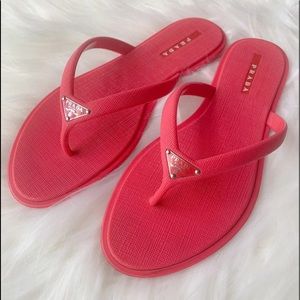 💕 SOLD 💕 Auth. Prada jelly sandals